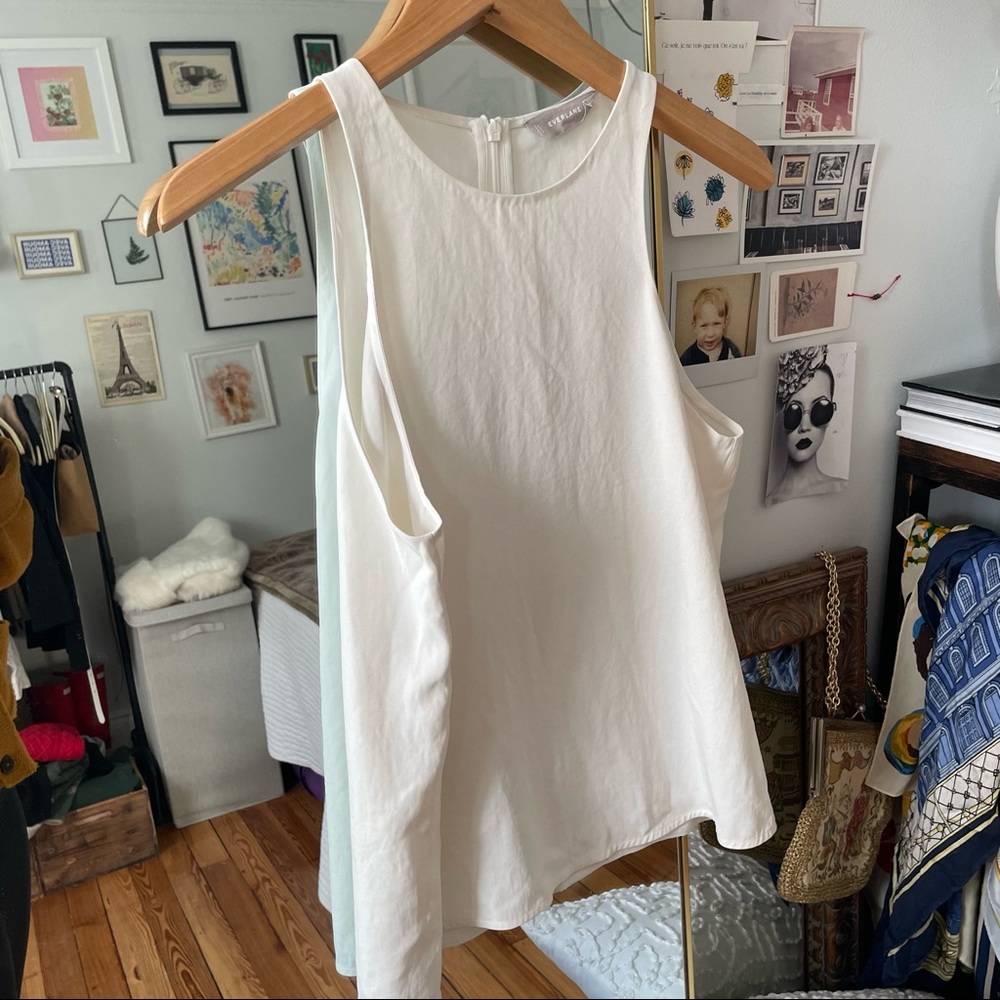 Everlane white tank top